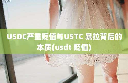 USDC严重贬值与USTC 暴拉背后的本质(usdt 贬值)