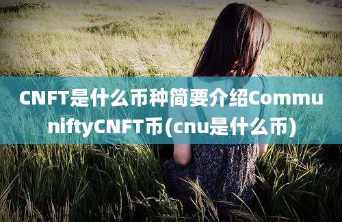 CNFT是什么币种简要介绍CommuniftyCNFT币(cnu是什么币)