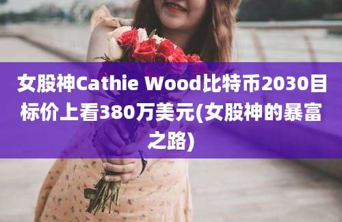 女股神Cathie Wood比特币2030目标价上看380万美元(女股神的暴富之路)