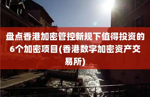 盘点香港加密管控新规下值得投资的6个加密项目(香港数字加密资产交易所)