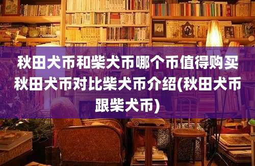 秋田犬币和柴犬币哪个币值得购买秋田犬币对比柴犬币介绍(秋田犬币跟柴犬币)