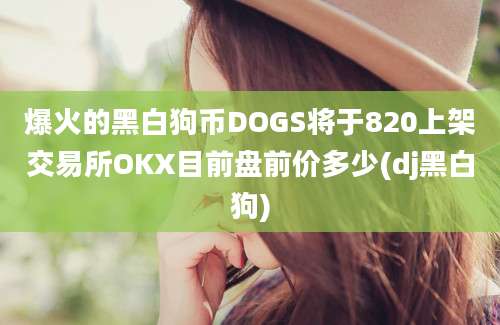 爆火的黑白狗币DOGS将于820上架交易所OKX目前盘前价多少(dj黑白狗)