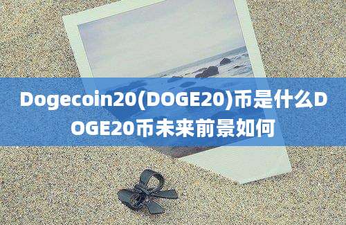 Dogecoin20(DOGE20)币是什么DOGE20币未来前景如何