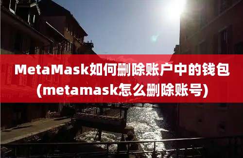 MetaMask如何删除账户中的钱包(metamask怎么删除账号)