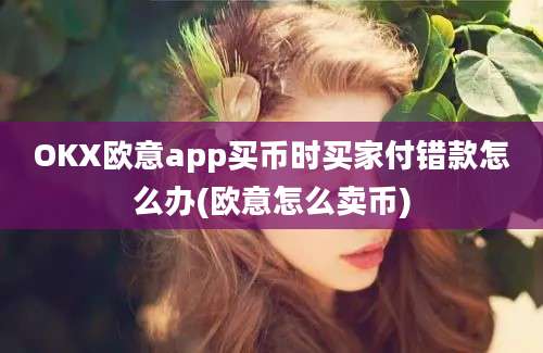 OKX欧意app买币时买家付错款怎么办(欧意怎么卖币)