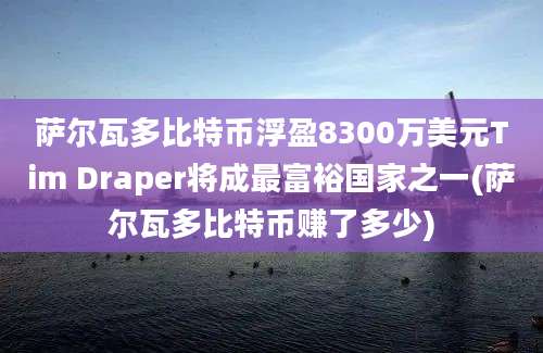 萨尔瓦多比特币浮盈8300万美元Tim Draper将成最富裕国家之一(萨尔瓦多比特币赚了多少)