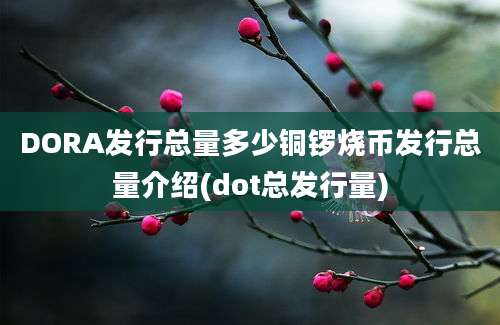 DORA发行总量多少铜锣烧币发行总量介绍(dot总发行量)