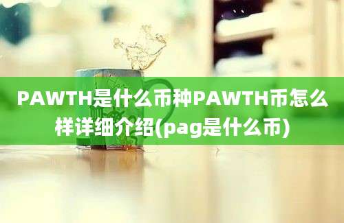 PAWTH是什么币种PAWTH币怎么样详细介绍(pag是什么币)