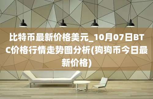 比特币最新价格美元_10月07日BTC价格行情走势图分析(狗狗币今日最新价格)