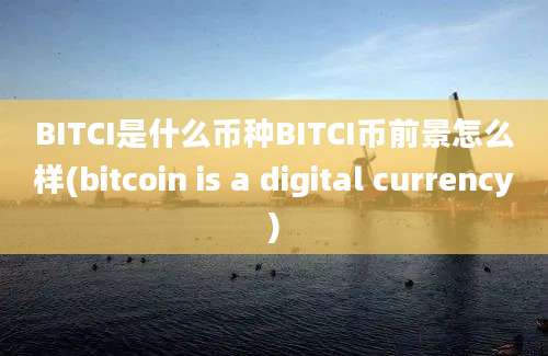 BITCI是什么币种BITCI币前景怎么样(bitcoin is a digital currency)