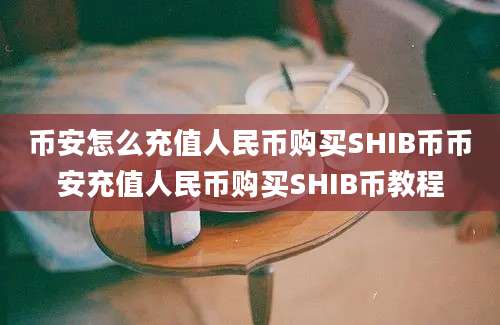 币安怎么充值人民币购买SHIB币币安充值人民币购买SHIB币教程