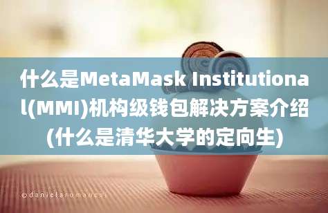 什么是MetaMask Institutional(MMI)机构级钱包解决方案介绍(什么是清华大学的定向生)