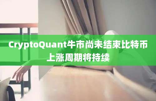 CryptoQuant牛市尚未结束比特币上涨周期将持续