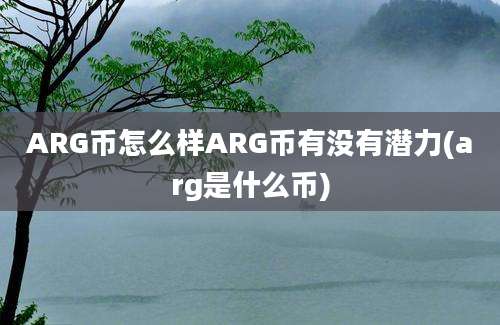 ARG币怎么样ARG币有没有潜力(arg是什么币)