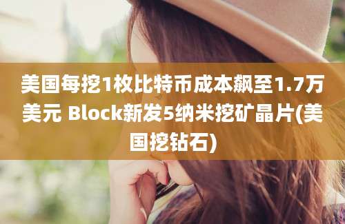 美国每挖1枚比特币成本飙至1.7万美元 Block新发5纳米挖矿晶片(美国挖钻石)