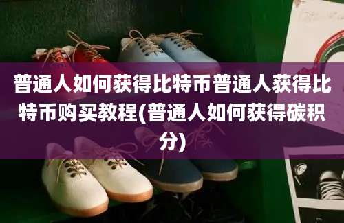 普通人如何获得比特币普通人获得比特币购买教程(普通人如何获得碳积分)