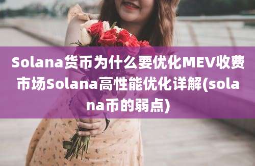 Solana货币为什么要优化MEV收费市场Solana高性能优化详解(solana币的弱点)