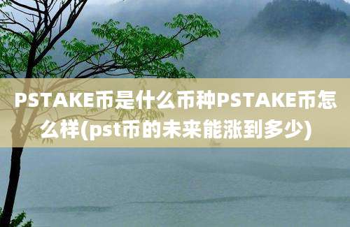 PSTAKE币是什么币种PSTAKE币怎么样(pst币的未来能涨到多少)