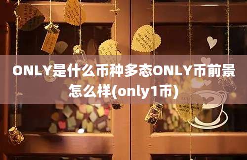 ONLY是什么币种多态ONLY币前景怎么样(only1币)