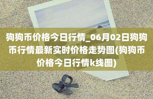 狗狗币价格今日行情_06月02日狗狗币行情最新实时价格走势图(狗狗币价格今日行情k线图)