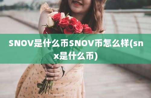 SNOV是什么币SNOV币怎么样(snx是什么币)