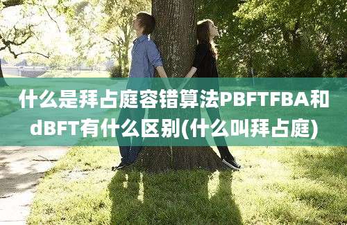 什么是拜占庭容错算法PBFTFBA和dBFT有什么区别(什么叫拜占庭)