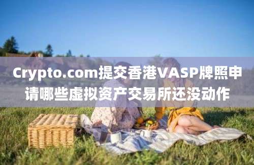 Crypto.com提交香港VASP牌照申请哪些虚拟资产交易所还没动作