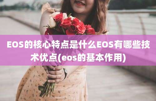 EOS的核心特点是什么EOS有哪些技术优点(eos的基本作用)