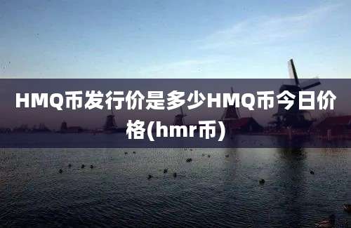 HMQ币发行价是多少HMQ币今日价格(hmr币)