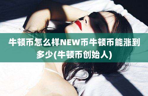 牛顿币怎么样NEW币牛顿币能涨到多少(牛顿币创始人)