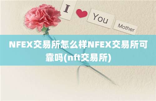 NFEX交易所怎么样NFEX交易所可靠吗(nft交易所)