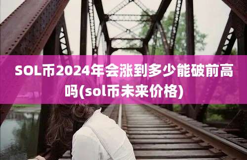 SOL币2024年会涨到多少能破前高吗(sol币未来价格)