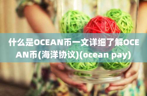 什么是OCEAN币一文详细了解OCEAN币(海洋协议)(ocean pay)