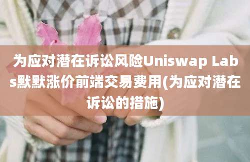 为应对潜在诉讼风险Uniswap Labs默默涨价前端交易费用(为应对潜在诉讼的措施)