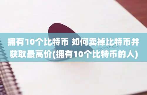 拥有10个比特币 如何卖掉比特币并获取最高价(拥有10个比特币的人)