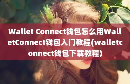 Wallet Connect钱包怎么用WalletConnect钱包入门教程(walletconnect钱包下载教程)