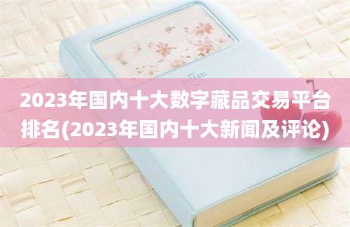 2023年国内十大数字藏品交易平台排名(2023年国内十大新闻及评论)