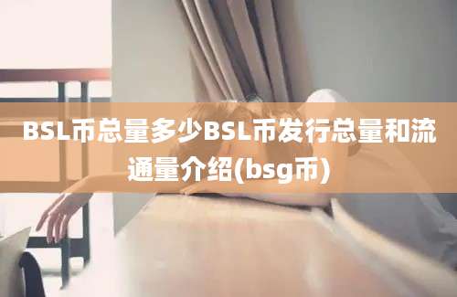 BSL币总量多少BSL币发行总量和流通量介绍(bsg币)