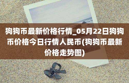 狗狗币最新价格行情_05月22日狗狗币价格今日行情人民币(狗狗币最新价格走势图)