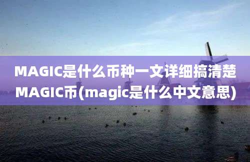 MAGIC是什么币种一文详细搞清楚MAGIC币(magic是什么中文意思)