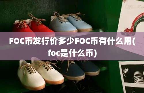 FOC币发行价多少FOC币有什么用(foc是什么币)