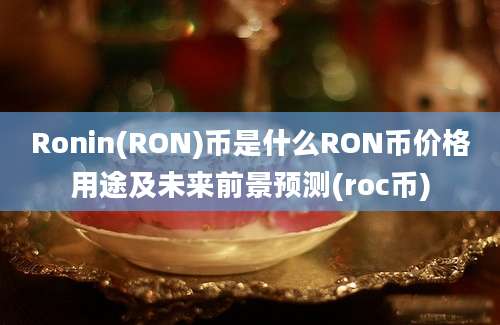 Ronin(RON)币是什么RON币价格用途及未来前景预测(roc币)