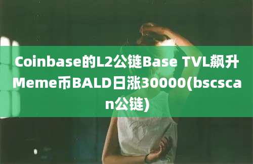 Coinbase的L2公链Base TVL飙升Meme币BALD日涨30000(bscscan公链)