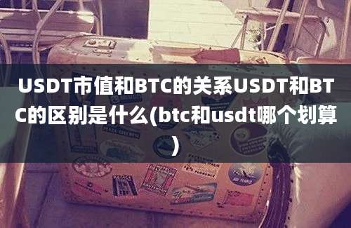 USDT市值和BTC的关系USDT和BTC的区别是什么(btc和usdt哪个划算)