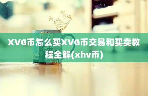 XVG币怎么买XVG币交易和买卖教程全解(xhv币)