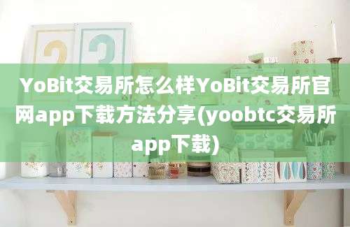 YoBit交易所怎么样YoBit交易所官网app下载方法分享(yoobtc交易所app下载)