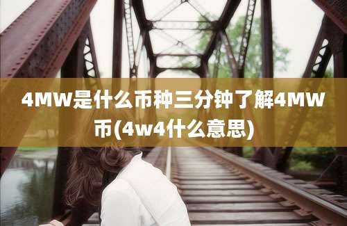 4MW是什么币种三分钟了解4MW币(4w4什么意思)