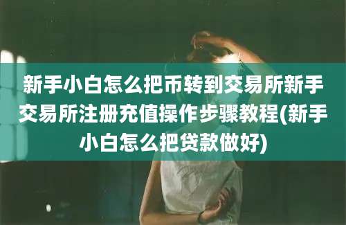 新手小白怎么把币转到交易所新手交易所注册充值操作步骤教程(新手小白怎么把贷款做好)