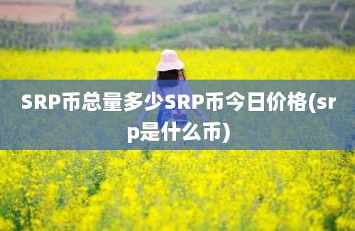 SRP币总量多少SRP币今日价格(srp是什么币)