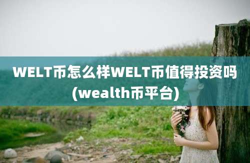 WELT币怎么样WELT币值得投资吗(wealth币平台)